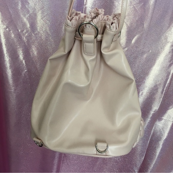 Kawaii pastel pink bag w 2 extra set of straps - Picture 7 of 8